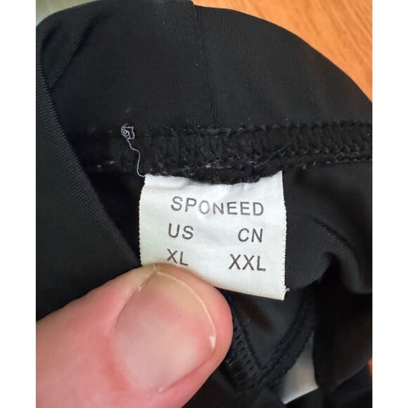 Sponeed Mens Cycling Shorts Black/Gray XL Padded Lightweight Moisture-Wicking Pr - Picture 6 of 6